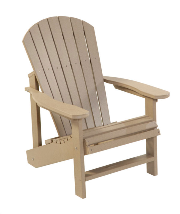 Poly Adirondack Chairs Comfort Time Furniture   Weather Wood Adirondack Chair 600x712 